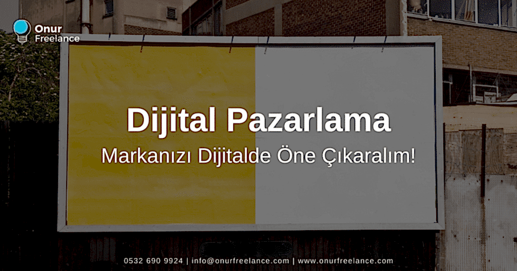 SEO, reklam ve dijital pazarlama çözümleri - Onur Freelance